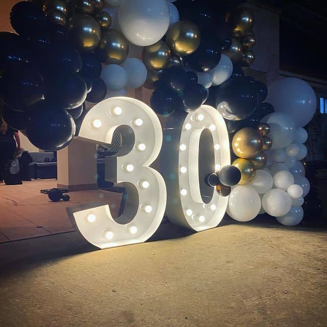 30 Light Up Numbers