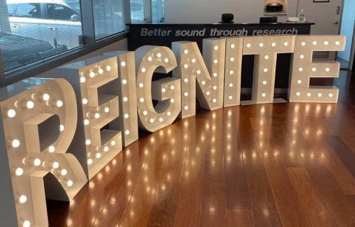 Corporate Light Up Letters